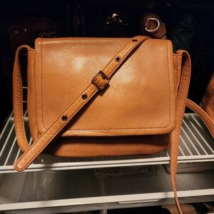 HOBO Tan Genuine Leather Crossbody Bag